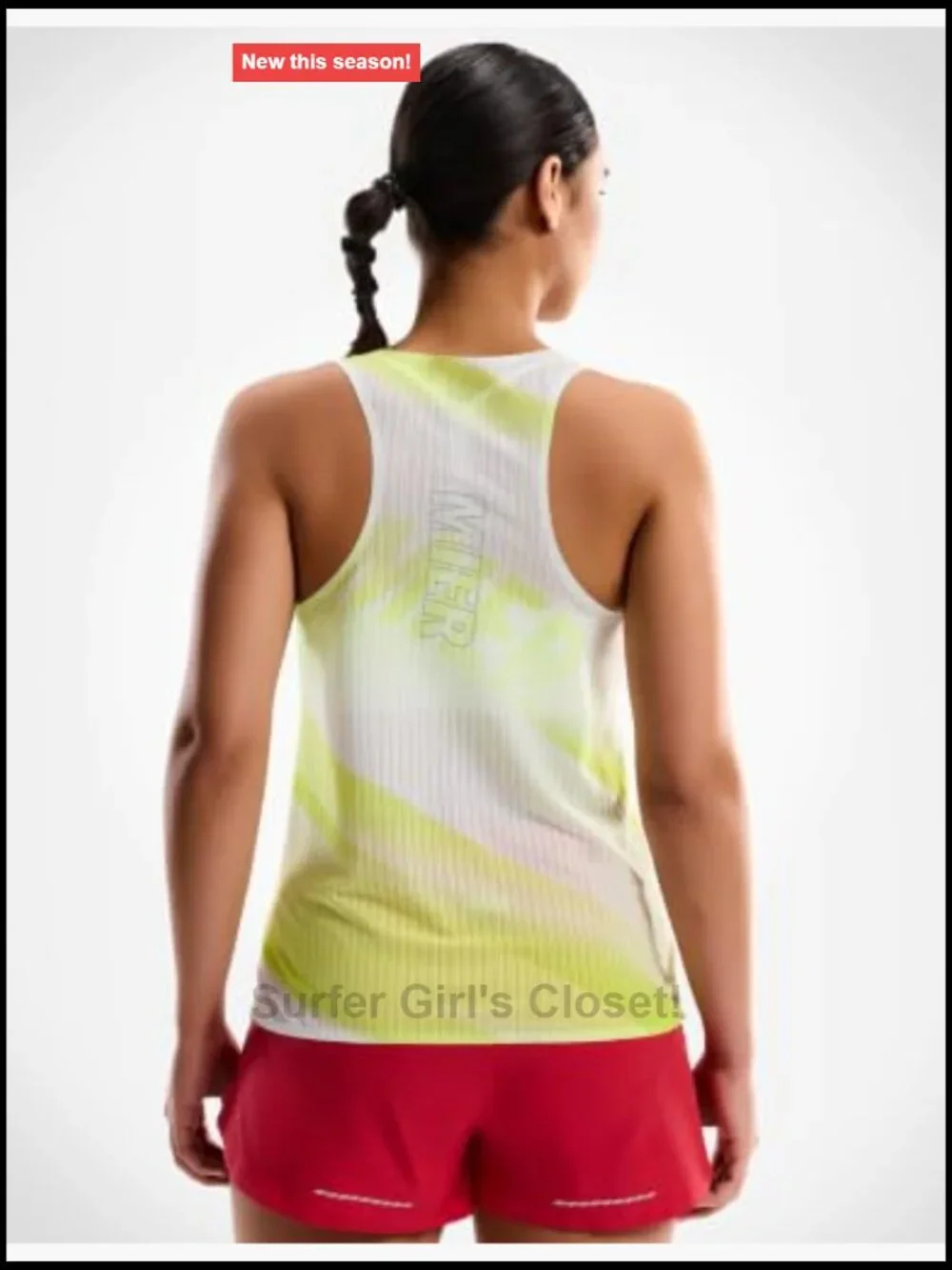 Women's Seamless Racerback Tank Top Quick Dry Running Singlet